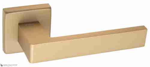 Дверная ручка на квадратном основании Fratelli Cattini "BOOM" DIY 8-KD золото крайола
