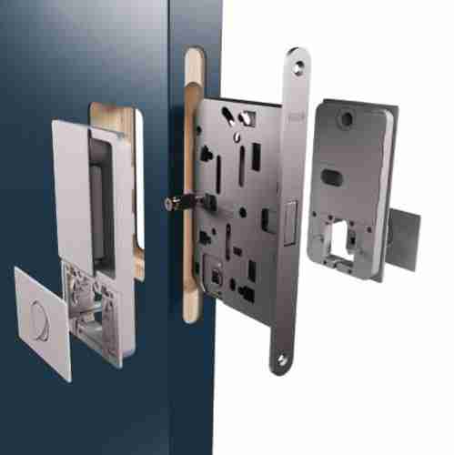 B30002.00.93 Ручка WAVE под WC (черный), для распашных дверей