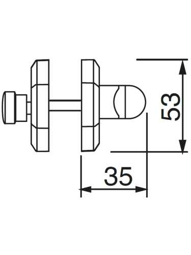 Завертка сантехническая Morelli Luxury LUX-WC-Y OSA цвет матовое золото