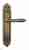 Дверная ручка Venezia "CASTELLO" на планке PL96 матовая бронза