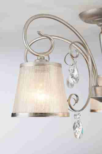 Потолочная люстра Eurosvet 60065/5 серебро