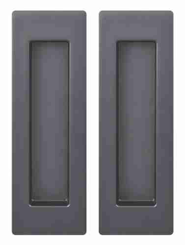 Комплект на 4 двери - Ручка для раздвижных дверей Armadillo SH010 URB BPVD-77 вороненый никель