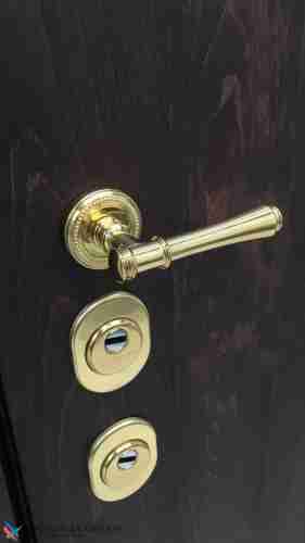 Дверная ручка Venezia "CALLISTO" D3 полированная латунь