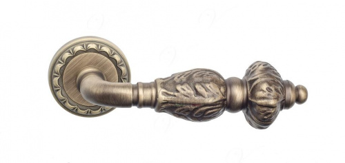 Ручка дверная межкомнатная Venezia Lucrecia D2 матовая бронза