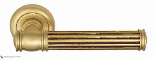 Дверная ручка Venezia "IMPERO" D1 французcкое золото + коричневый