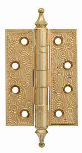 Комплект 2 шт. - Петля дверная универсальная латунная Armadillo Castillo CL 500-A4 102x76x3,5 IG итальянское золото