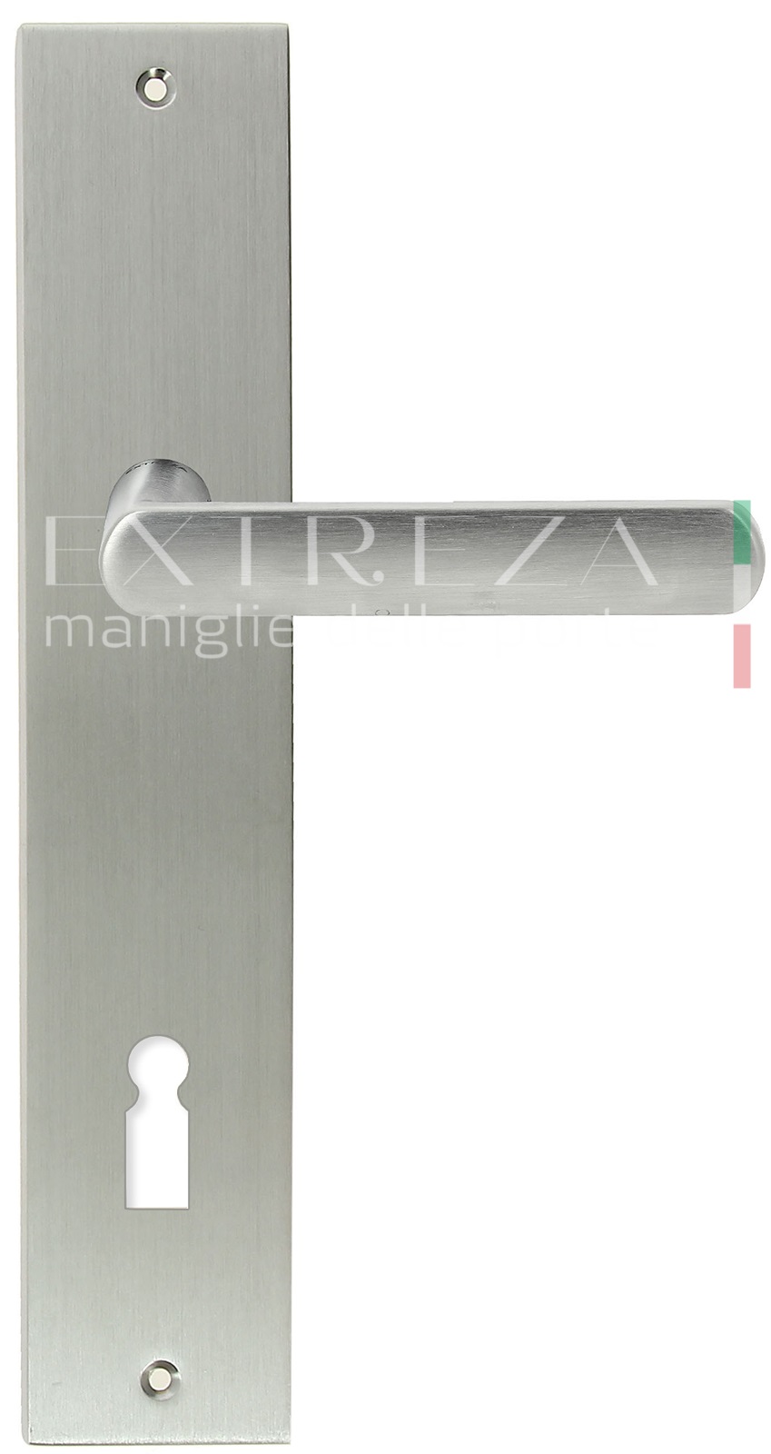 Ручка дверная Extreza Hi-Tech AQUA (Аква) 113 на планке PL11 KEY матовый хром F05