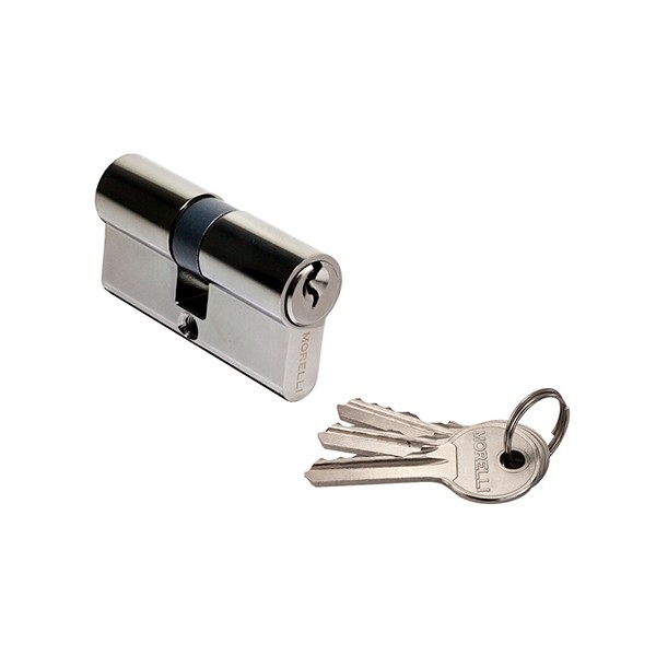 Цилиндр для замка Morelli 60C BN черный никель ключ/ключ