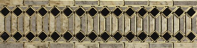Керамогранит Infinity Ceramic Tiles Rimini Listello Gris бордюр 15х60