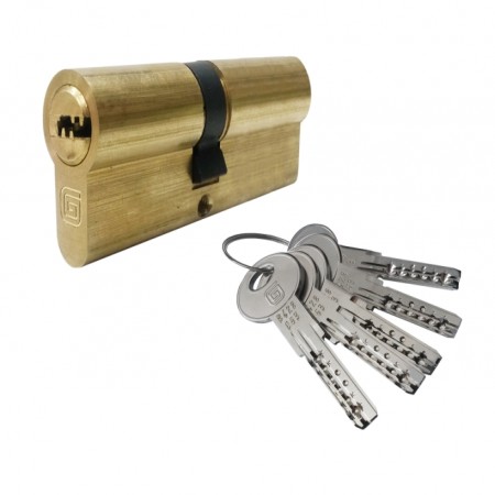 Цилиндр для замка ключ / ключ Гардиан GB 92(46/46) G 5кл. золото