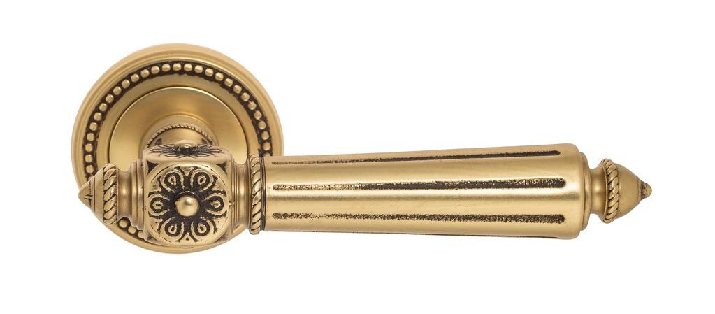 Ручка дверная межкомнатная Venezia Castello D3 французское золото+коричневый