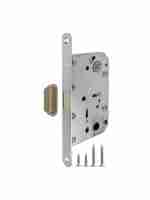 Замок дверной межкомнатный сантехнический Fuaro Magnet M96WC-50 CP хром магнитный