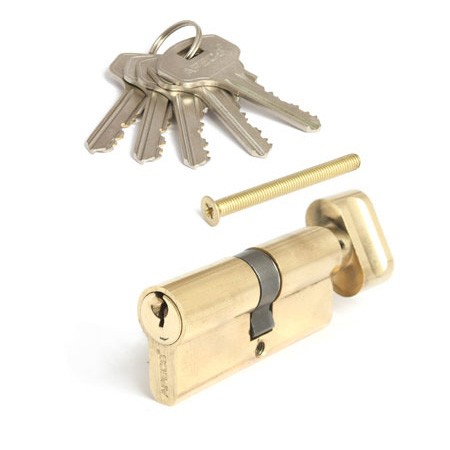 Цилиндр для замка ключ / вертушка Apecs SC-70-C-G (SC-70-Z-C-G) золото