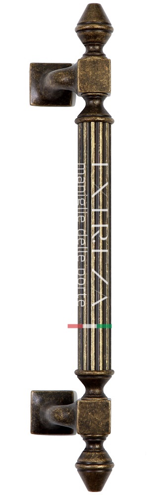 Ручка скоба дверная Extreza IMPERO (Имперо) 430 мм (300 мм) античная бронза F23