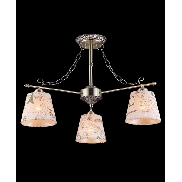 Люстра потолочная Natali Kovaltseva ALPS I 11436/3С ANTIQUE