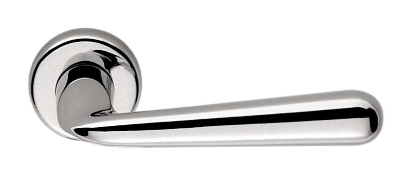 Ручка дверная на круглом основании Colombo Robodue CD 51 CR хром R ф/з (50 роз)