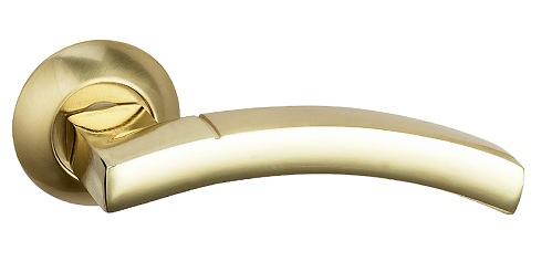 Ручка дверная межкомнатная Bussare Solido A-37-10 Gold/S.Gold золото/матовое золото