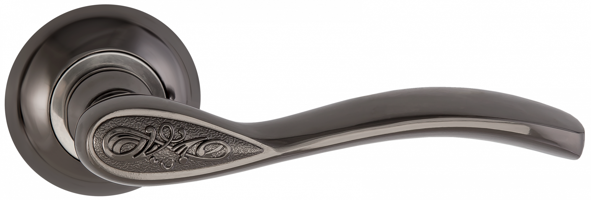 Ручки дверные PUERTO INAL 516-08 BN черный никель