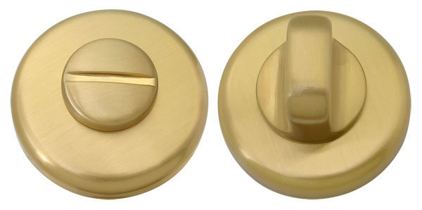 Завертка дверная сантехническая Colombo CD69 BZG G матовое золото