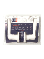 Ручка Punto (Пунто) защелка DK610/BL WH-ET (кл./фик.) белый