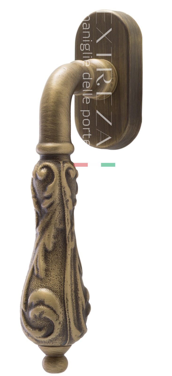 Оконная ручка Extreza GRETA (Грета) 302 HW матовая бронза F03