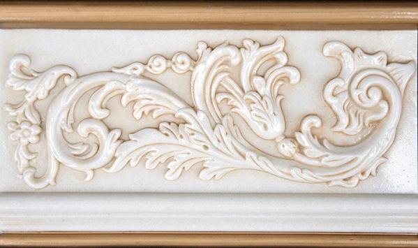 Плитка керамическая Infinity Ceramic Tiles Vaticano Cenefa 2 Oro бордюр 18х30