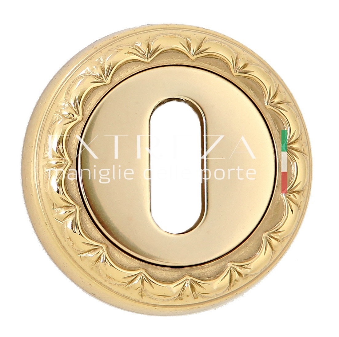 Накладка под ключ буратино дверная Extreza KEY R02 полированное золото F01