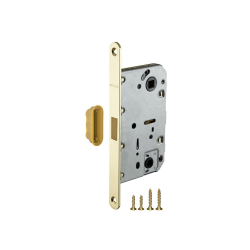 Замок дверной межкомнатный сантехнический магнитный Fuaro MAGNET M96WC-50 GP латунь