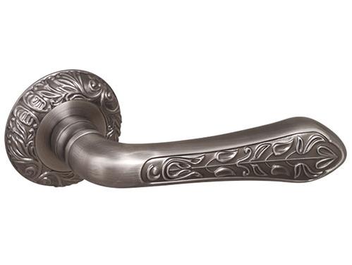 Ручка дверная межкомнатная Fuaro Monarch SM AS-3 античное серебро