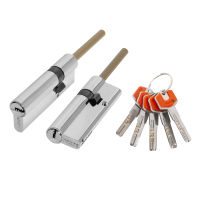 Цилиндровый механизм D-PROTERM507/90 Fuaro (Фуаро) mm (55+10+25) термошток 8х65 мм CP, 5 кл.