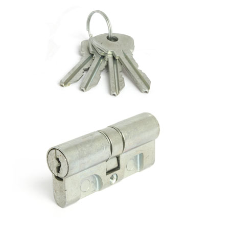 Цилиндр для замка ключ / ключ Зенит МЦ1-6 хром