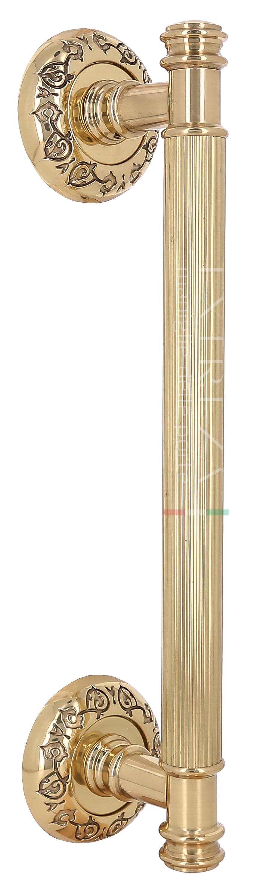 Ручка скоба дверная Extreza BENITO (Бенито) 275 мм (225 мм) R04 полированная латунь F01