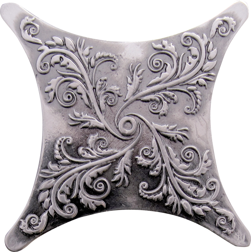Керамогранит Absolut keramika Core Estrella Plox Satined 1704 E1 Black Silver вставка 6,7х6,7