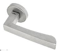 Дверная ручка на круглом основании Fratelli Cattini "HAMMER" 7-CS матовый хром