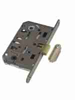 B06102.50.12.640 AGB (АГБ) Защелка врезная WC (ант. бронза) MEDIANA POLARIS с отв. пл. (скин)