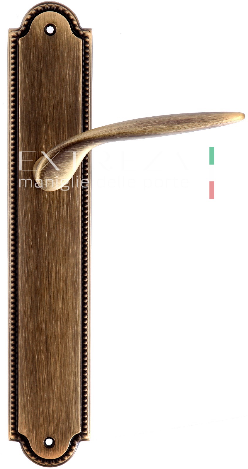 Ручка дверная Extreza CALIPSO (Калипсо) 311 на планке PL03 PASS матовая бронза F03