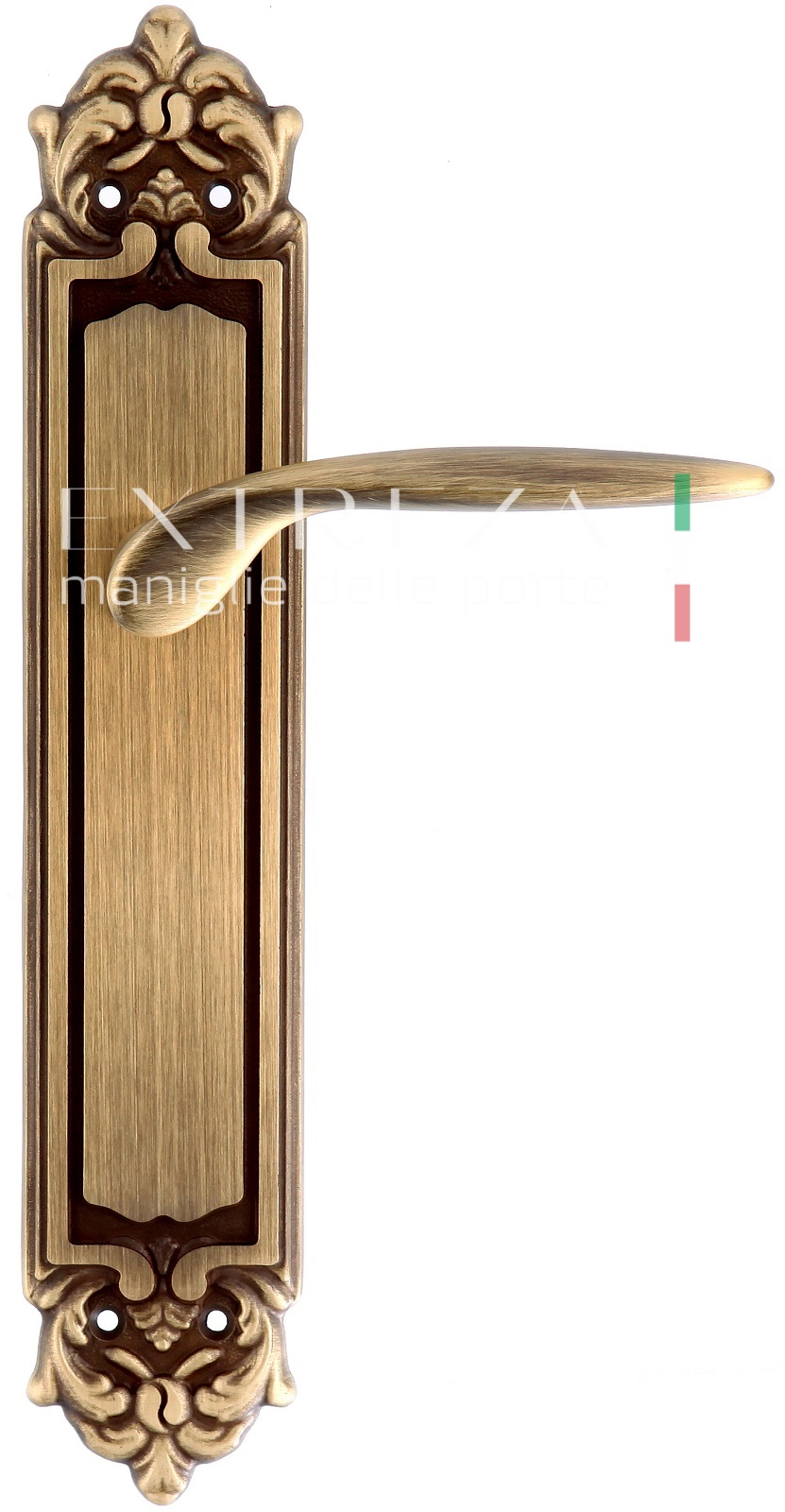 Ручка дверная Extreza CALIPSO (Калипсо) 311 на планке PL02 PASS матовая бронза F03