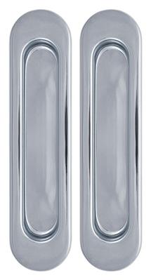 Ручки купе для раздвижных дверей Armadillo SH010-СP-8 полированный хром