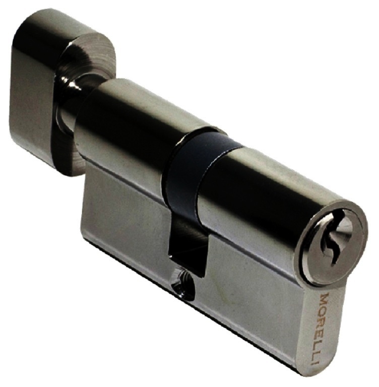 Цилиндр для замка Morelli 60CK BN черный никель ключ/вертушка