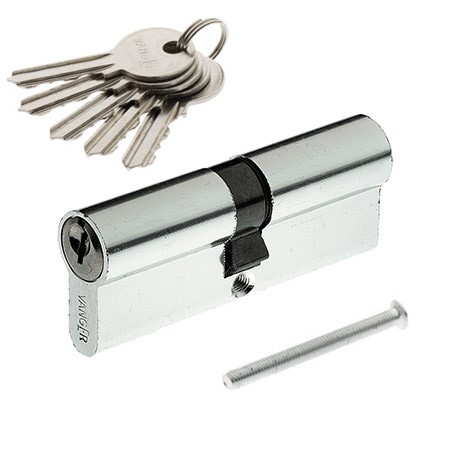 Цилиндр для замка ключ / ключ Vanger EL-80-NI никель
