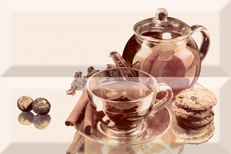 Плитка керамическая Absolut keramika Tea 02 Fosker Composicion Tea 01 декор 20х30
