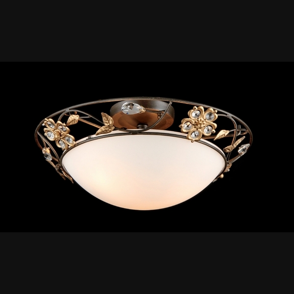 Потолочный светильник Natali Kovaltseva Diana 10434/3C BRASS