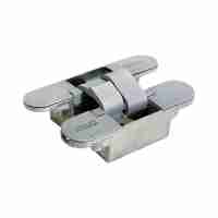 Комплект 10 шт. - Петля дверная скрытой установки Morelli HH-3 SC матовый хром