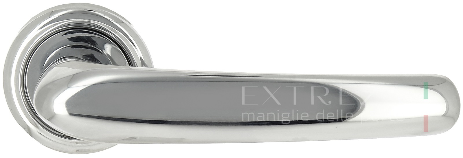 Ручка дверная Extreza MONACO (Монако) 330 на розетке R01 полированный хром F04