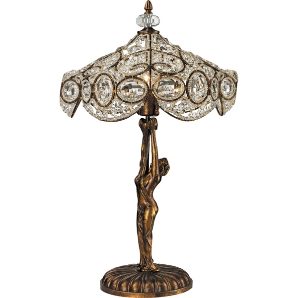Интерьерная настольная лампа N-Light 240 2404/1 spanish bronze