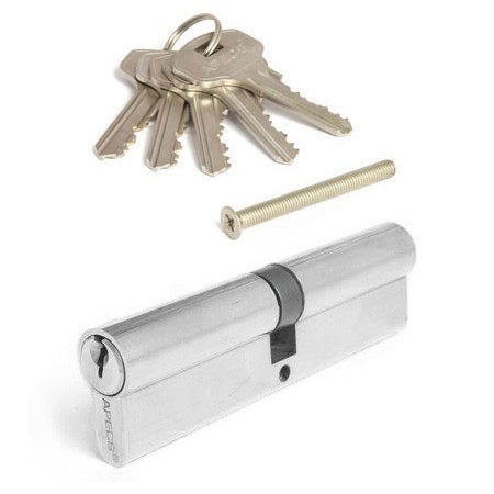 Цилиндр для замка ключ / ключ Apecs SC-110-NI (SC-110-Z-NI) никель
