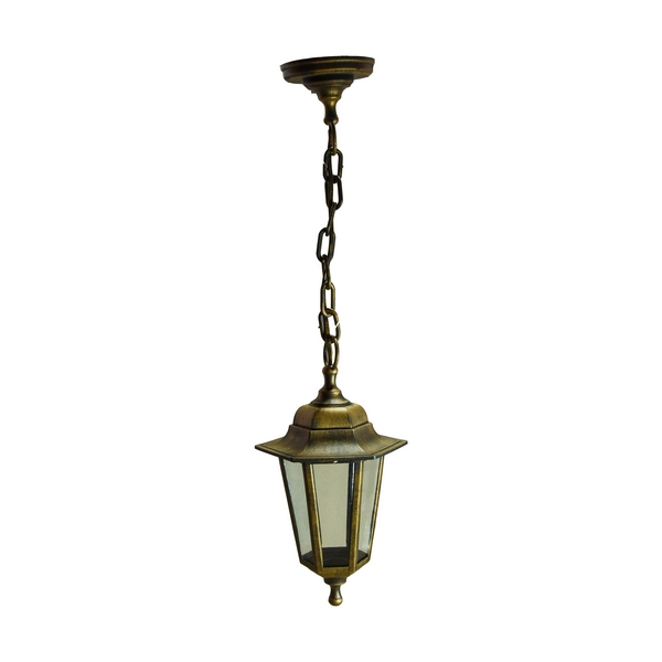 Уличный подвесной светильник ЭРА Адель1 НСУ 06-60-001 Адель1 бронза, прозрачное стекло