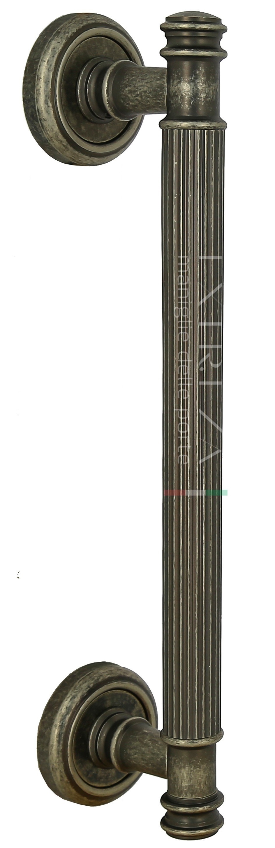 Ручка скоба дверная Extreza BENITO (Бенито) 275 мм (225 мм) R01 античное серебро F45