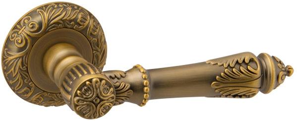 Ручка дверная межкомнатная Fuaro Imperia SM AB-7 матовая бронза