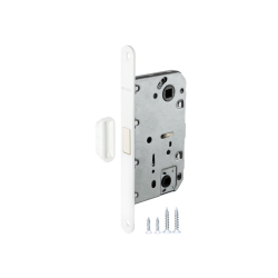 Замок дверной межкомнатный сантехнический магнитный Fuaro MAGNET M96WC-50 WH-19 белый